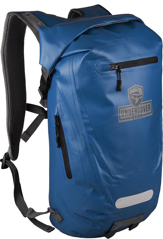 rugzak-laptop-waterdicht-010bll-1.jpg UNDERCOVER DSIGN Rugzak waterdicht Reistas Laptoptas 15 inch Oceaan Blauw | bol - Afbeelding 1