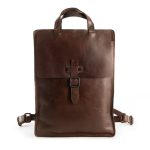 Retro Klassiek Heren Leren Rugzak XL Barneys Leather
