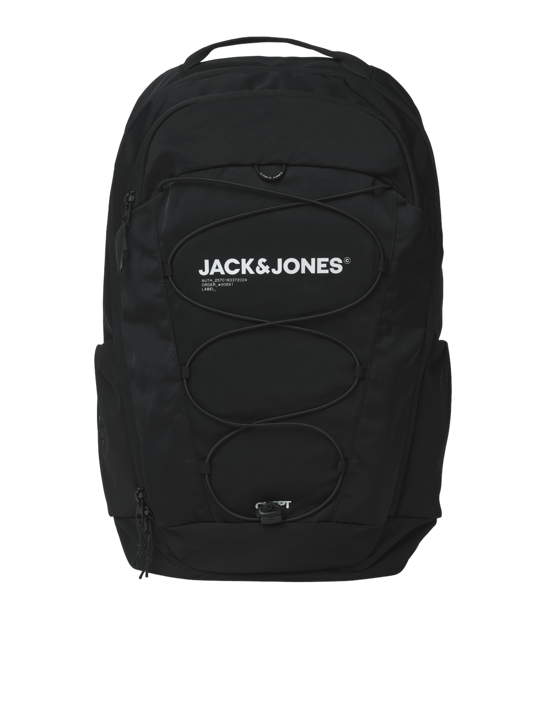 rugzak-mannen-600bxm-1.jpg Jack & Jones Heren Rugzak JACZITRUS Zwart - Afbeelding 1
