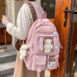 Japanse High School Meisjes Rugzak Schooltassen Voor Tienermeisjes Multi Zakken Nieuwe Kawaii Rugzak Vrouwen Harajuku Leuke Mochila