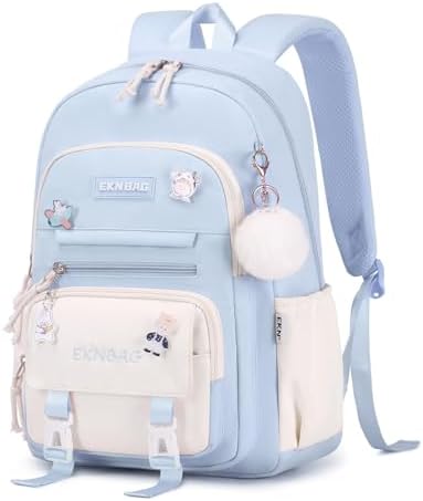 rugzak-meiden-832mns-1.jpg Tanou Schooltas voor meisjes, basisschool, 20 liter, rugzak voor meisjes, Kawaii schooltas met hanger, lichte schooltas voor meisjes, basisschool, ... - Afbeelding 1