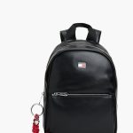 Rugzak met logo en bedel | Zwart | Tommy Hilfiger