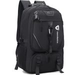 TravBag® Rugtas Rugzak Hike Tas 65 Liter Met Reis Slot Backpack Reistas Ook Geschikt als School Tas Grote Capaciteit Comfort Anti diefstal Laptop 17.3 inch Waterafstotend Veel Opbergruimte USB Oplaadpoort Schoenen vak BCC