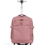 Travelite Kick Off Rugzak trolley blush