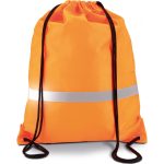Opvallende rugtas: Fluorescerende Hi Vis Rugzakje met koordjes E Veiligheidskleding