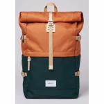 Rugzak Sandqvist Bernt Multi Dark Green Orange | Outdoorsupply