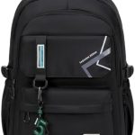 ZHIERNA Waterdicht, lichtgewicht Schoolrugzak voor jongens en tieners, casual dagrugzak, Zwart, 12.6" x 7.48" x 18.5 : Amazon.nl: Kleding, schoenen & ...