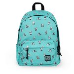 Legami My Backpack Panda Schoolrugzak Gevoerde Laptop & Tablet Tas, 32 Liter, Blauw Ideale Metgezel Voor
