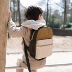 Kidslabel rugzak schooltas Quilted Khaki Kleuter Peuter 100% polyester | bol