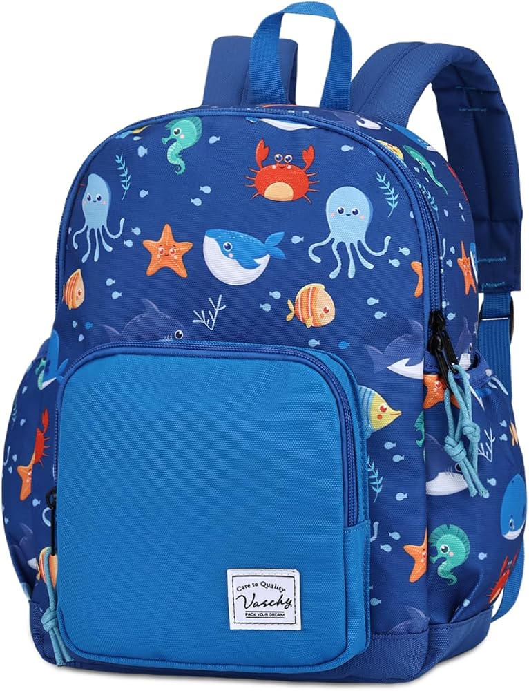 schooltas-kleuter-133nor-1.jpg Vaschy Rugzak Jongen – Kleuter Schooltas 2 5 Jaar, Waterdicht, Lichtgewicht, Oceaan – Peuters : Amazon.nl: Kleding, schoenen & sieraden - Afbeelding 1