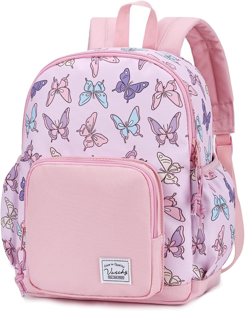 schooltas-kleuter-538juf-1.jpg Vaschy Rugzak Meisje – Kleuter Schooltas 2 5 Jaar, Waterdicht, Lichtgewicht, Vlinder Roze Mix – Peuters : Amazon.nl: Kleding, schoenen & sieraden - Afbeelding 1
