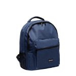 New Rebels® Katschberg Schooltas Laptopvak Navy Blauw Rugzak Rugtas New Rebels