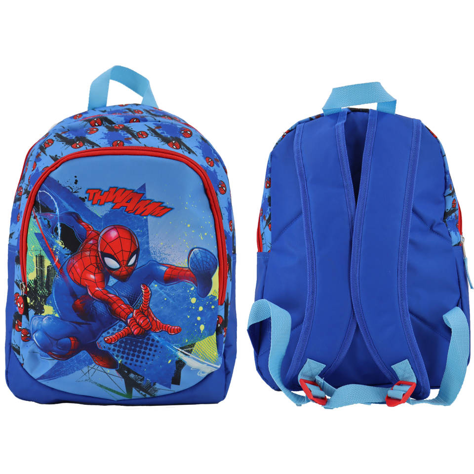 spiderman-rugzak-524rfu-1.jpg Spider Man rugtas met 2 compartimenten 38 x 28 x 16 cm - Afbeelding 1