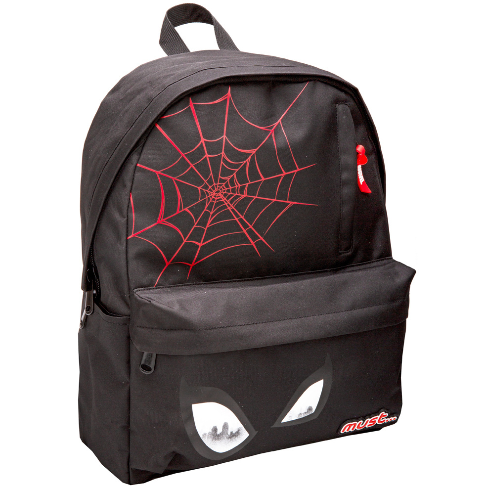 spiderman-rugzak-694zjr-1.jpg Spider Man backpack 42 x 32 x 17 cm 1CASES BLACK - Afbeelding 1