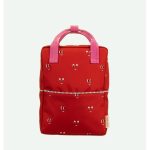 STICKY LEMON Rugzak medium | better together | special edition | eyes | basketball red