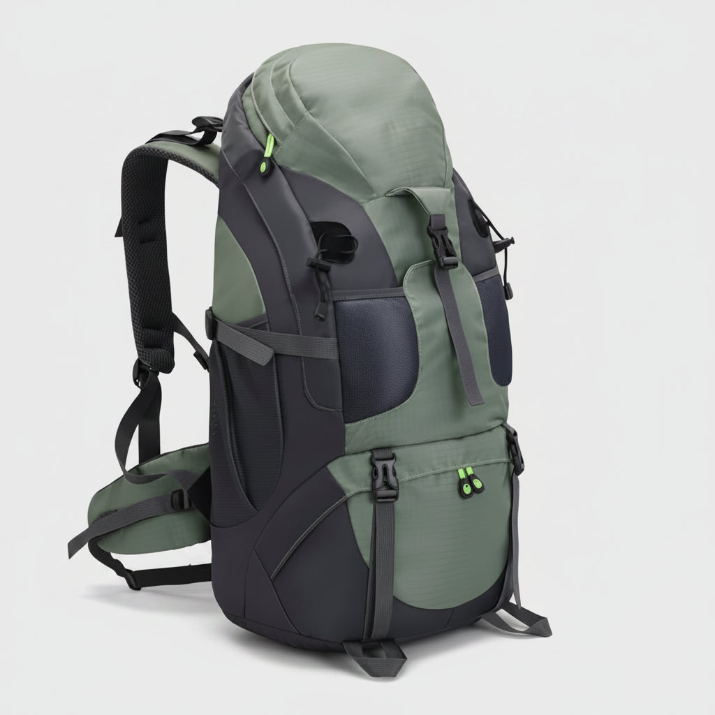 trekking-rugzak-300xam-1.jpg Backpack 50L Trekking Rugzak Waterdicht - Afbeelding 1