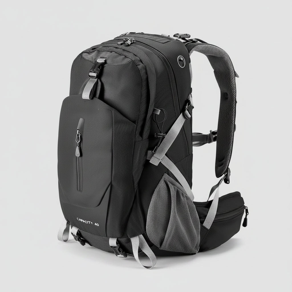 trekking-rugzak-611pgw-1.jpg Hiking Rugzak 40L Outdoor Backpack Waterdicht Trekking Tas - Afbeelding 1