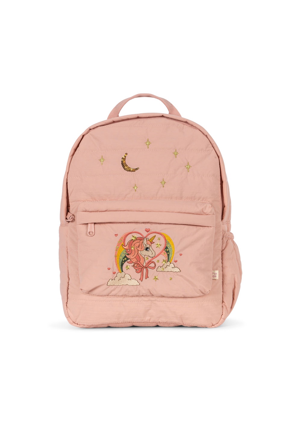 unicorn-rugzak-744tnb-1.jpg Konges Slojd Juno rugzak mellow rose unicorn roze - Afbeelding 1
