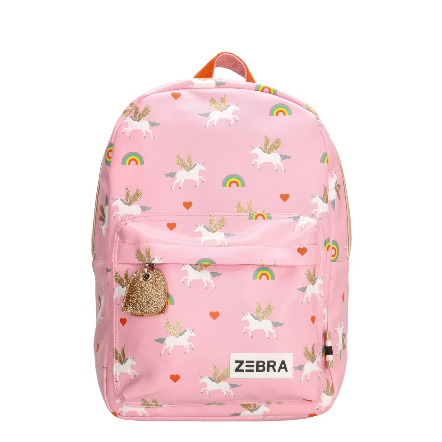 unicorn-rugzak-782nwn-1.jpg Zebra Trends Girls Rugzak M Unicorn Love pink undefined - Afbeelding 1