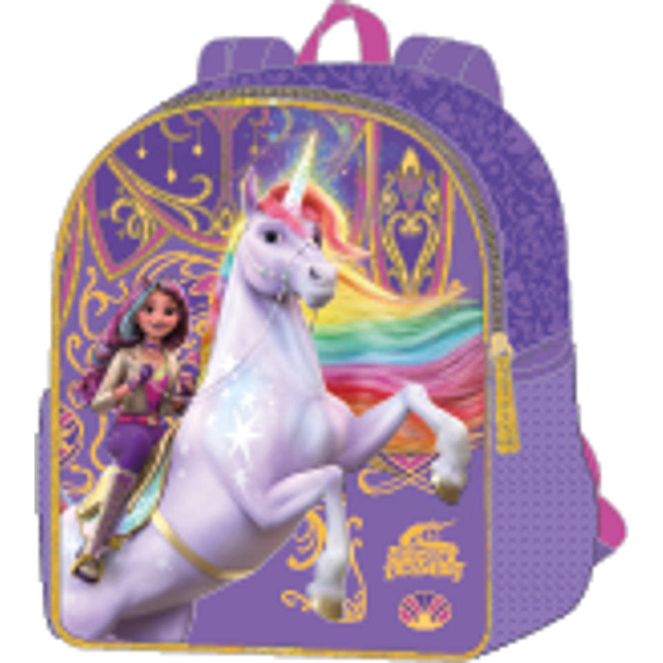 unicorn-rugzak-821liv-1.jpg Unicorn Academy 3D rugtas 32 x 11 x 26 cm - Afbeelding 1