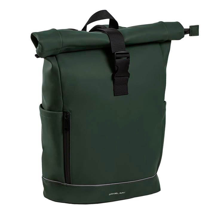 waterdichte-laptop-rugzak-106xwn-1.jpg Daniel Ray Waterproof Rolltop Rugzak 15.6'' Highlands Donker Groen - Afbeelding 1