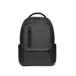 Waterdichte 2Tone Nylon 17'' laptop rugzak Egotier 92675 Zwart