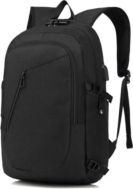 waterdichte-rugtas-423ixk-1.jpg Waterdichte Rugzak Inclusief 14 t/m 15.6 inch Zwart | bol - Afbeelding 1