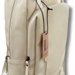 Lundholm Rugzak Dames 15.6" laptoptas Beige Handbagage, waterdicht Hilten Lederwaren & Cadeaus