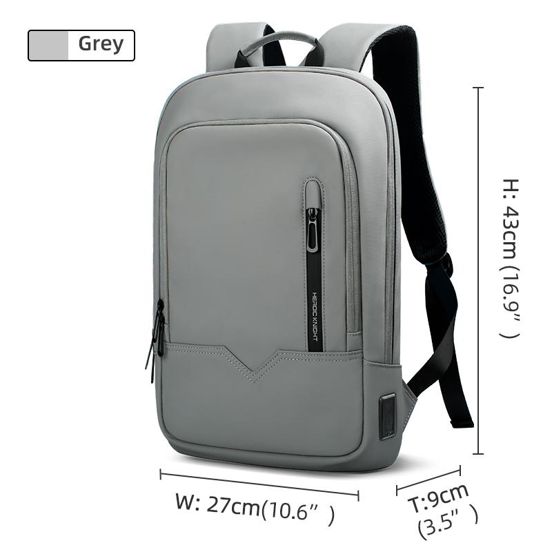 zakelijke-rugzak-heren-275suq-1.jpg Slim Zakelijke Rugzak Heren Zakelijke Rugzak Slim Werk Waterdicht 14 Laptoptas USB - Afbeelding 1