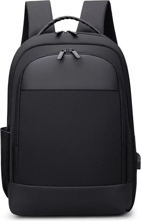 zakelijke-rugzak-heren-344fbb-1.jpg Monteona Zakelijke Rugtas Heren Multifunctionele 15 inch laptop rugzak Zwart | bol - Afbeelding 1